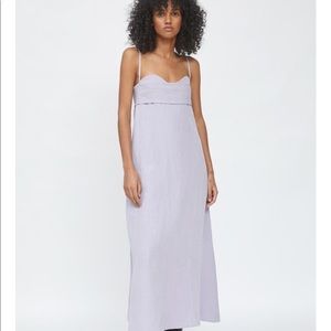 Minimalist Lilac Sweetheart Midi - Verona Dress